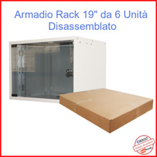 ARMADIO RACK 19 Pollici 6 Unità 6u muro da assemblare Chiave server CAT5e CAT6 