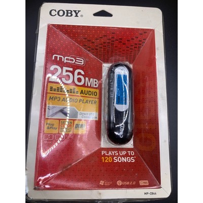 VINTAGE Coby MP3 Silver/Black (256 MB ) Digital Media Player 【As it is】