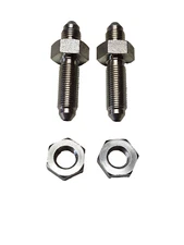 3AN BULKHEAD STRAIGHT And NUT STEEL Set of 2
