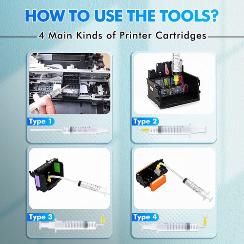 Kit limpiador de cabezal de impresión Koala 120 ml para solución de limpieza Epson HP Canon Brother - Imagen 3 de 9