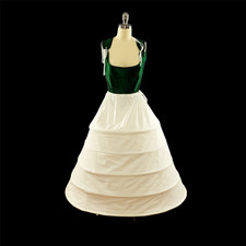 Hoopskirt Farthingale 3 or 5 Hoop Renaissance Undergarment Medieval Larp Queen