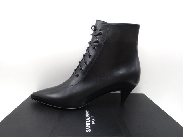 ysl gold boots