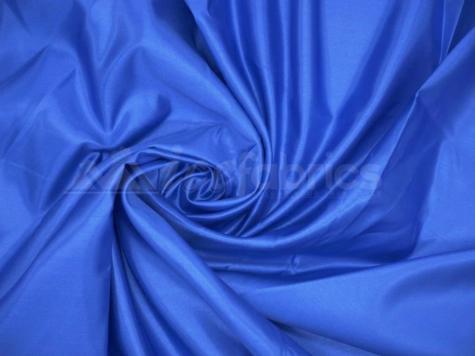 Royal Blue Bridal Satin Fabric Silky By The Yard- Soft Thick Satin-  - Image 3 of 3