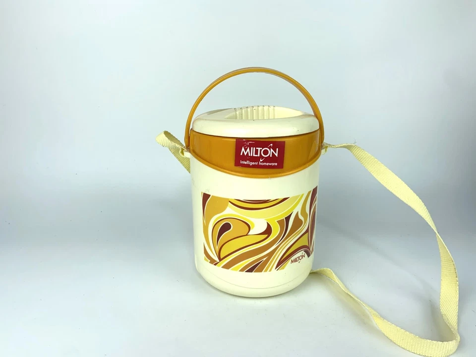 Vintage Milton Tiffin Lunch Box Carrier 3 Stainless Steel Containers - Image 4 of 4