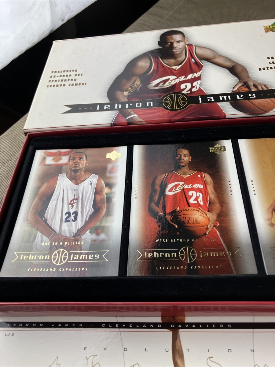 2003-04 Upper Deck LeBron James 32 card ROOKIE BOX SET!!! MINT 