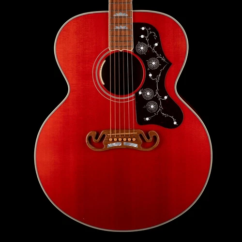 Used 2016 Gibson Limited Edition SJ-200 Trans Cherry - One of 50 - With Mono Cas