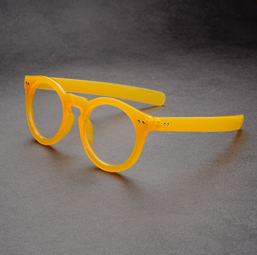 Klassische runde Sonnenbrille mit dickem Gestell für Herren Damen Outdoorbrille UV-Schutz - Bild 5 von 31