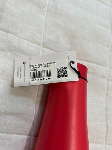 Nuevo con etiquetas botella Lululemon Stay Hot Keep Cold ~TAMAÑO: 19 OZ~ rosa destacado y frambuesa pálida - Imagen 9 de 10