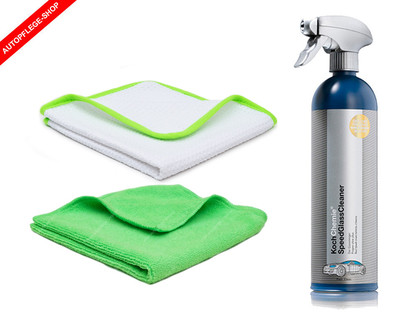 Koch Chemie Speed Glass Cleaner 750ml Glasreiniger +2x Microfasertücher ProfiSet