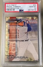 🔥🔥🔥MIGUEL CABRERA 2016 Topps FINEST SUPERFRACTOR 1/1 PSA 10 GEM MINT🔥🔥🔥