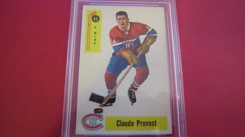 1958 CLAUDE PROVOST PARKHURST #43 CANADIENS PSA 5 - Picture 3 of 5