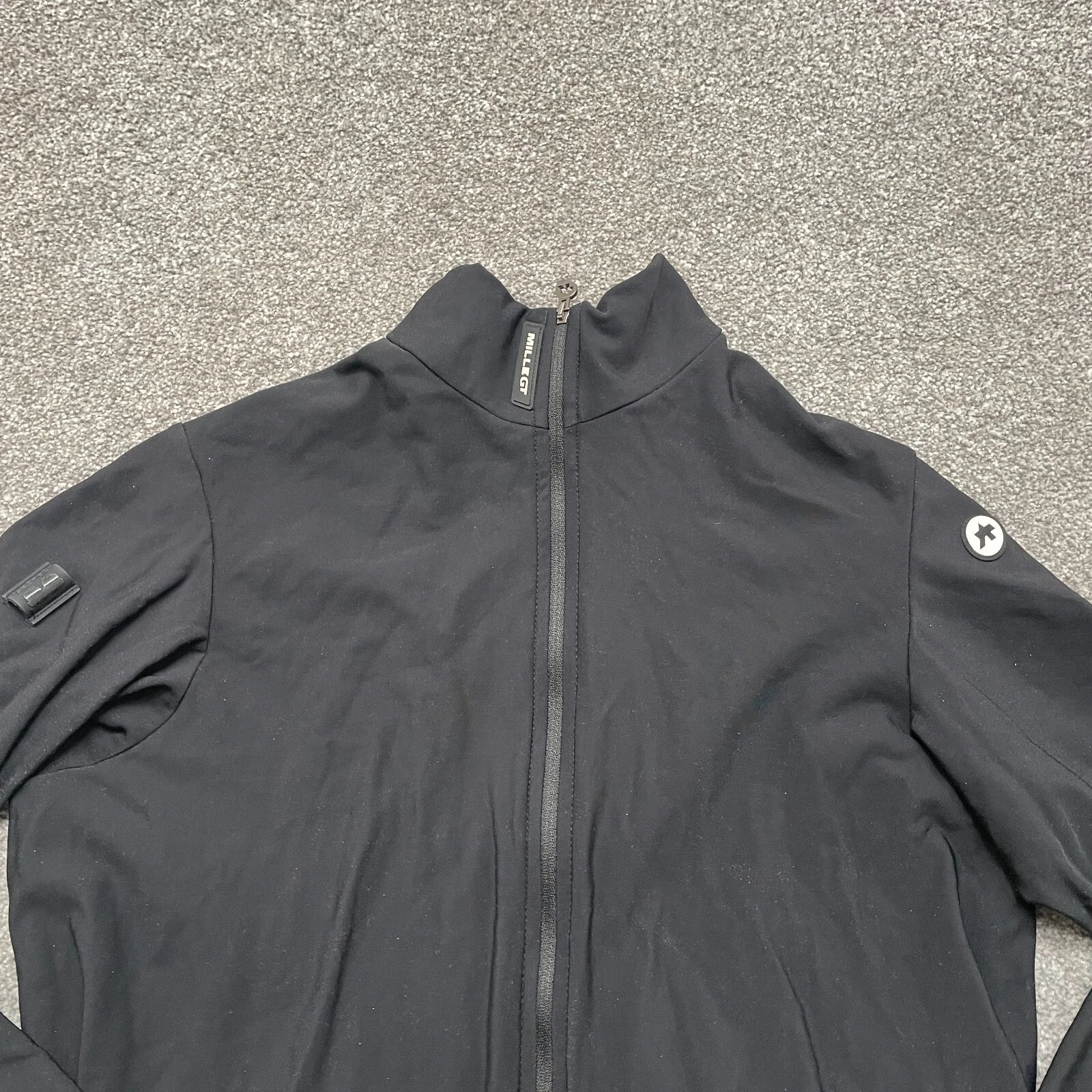 assos mille gt full zip windbreaker jacket