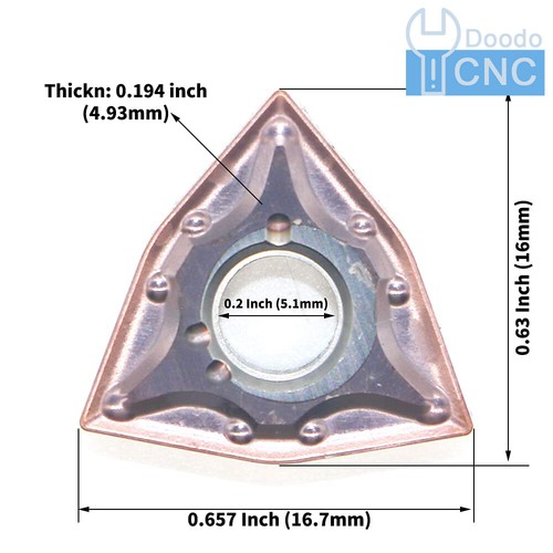 95° WWLNR 2020K08 25mm×125mm CNC External Turning Tool Holder + 1Pcs WNMG080404 - Picture 7 of 7