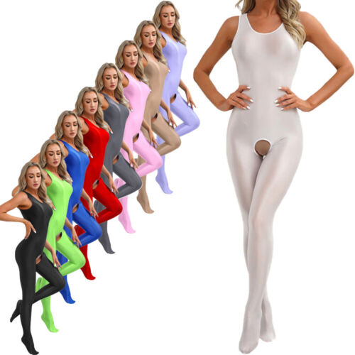 Body donna trasparente lingerie aperto all'uncinetto completo tutina pagliaccetto - Foto 7 di 96