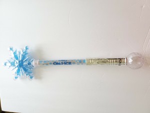 frozen elsa disney on ice light up glow snowflake wand toy