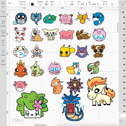 Pokemon en capas SVG, archivos Pokemon Cricut, archivos Pokemon SVG Cut, Pokemon PNG - Imagen 4 de 5