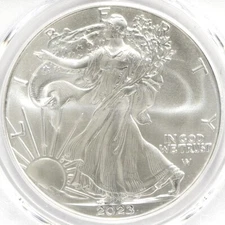 2023 Silver American Eagle First Strike David Hall Signature PCGS MS70