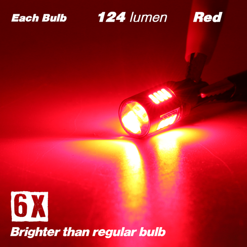 Luz de freno 3RD LED roja de alta potencia de alto montaje T10/921/912 - Imagen 3 de 5