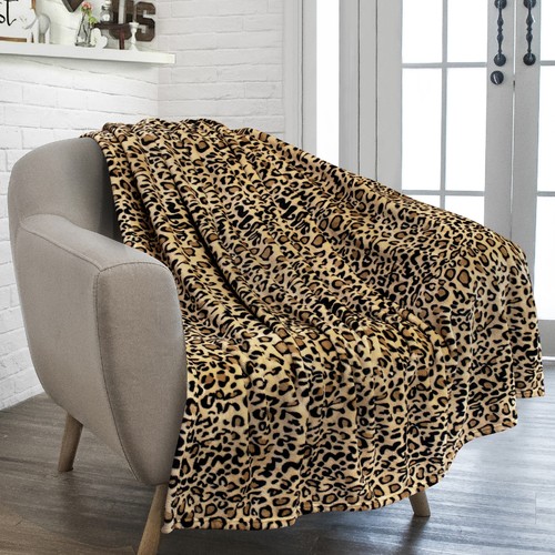 Cheetah Print Fleece Throw Blanket Leopard Animal Soft Microfiber For cheetah-print-fleece-throw-blanket-leopard-animal-soft-microfiber-for