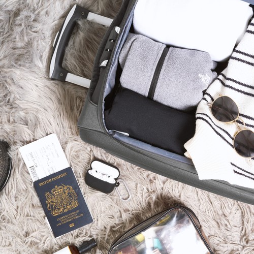 Suitcase Set w/ Wheels Cabin Bag Holiday Luggage Telescopic Expanding | 2-Pieces - Picture 27 of 69