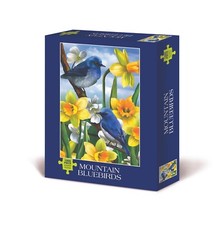 Mountain Bluebirds 1000-Piece Puzzle