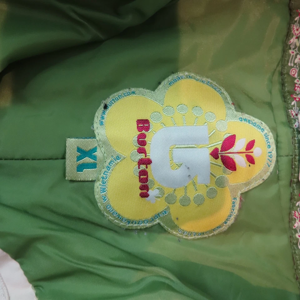 Pantalones de Snowboard BURTON Niñas XL Blanco Carga Aislado Cintura Ajustable Invierno Foto 4 de 4