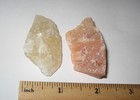 2pc NATURAL ROUGH 1.3"- 1.7" SATYALOKA YELLOW & ROSE AZEZTULITE STONE PAIR 49.1g — photo 8
