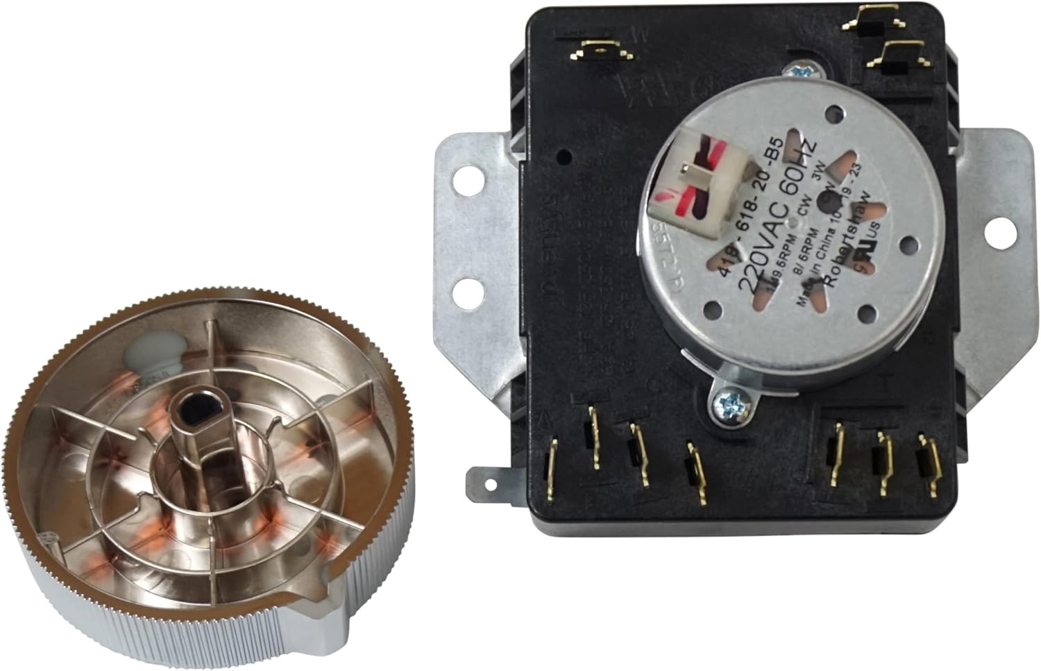 Dryer Timer 60Hz 220VAC Fits Whirlpool, AP7215858, PS17216594, W11685947