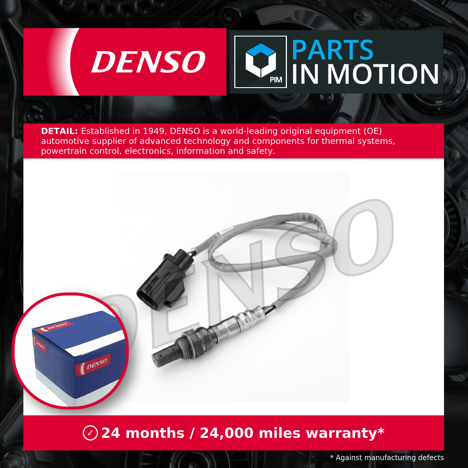 Lambda Sensor DOX-1419 Denso Oxygen 9125583 9202309 9454595 9497252 Quality New - Image 3