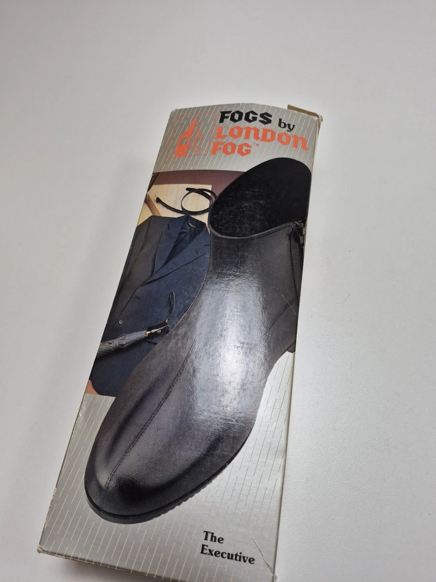 VTG London Fog The Executive Rain Boots Mens Size 8.5 Black Rubber Overshoes 51RmaSpLwaL._AC_UY900_.jpg main image 3