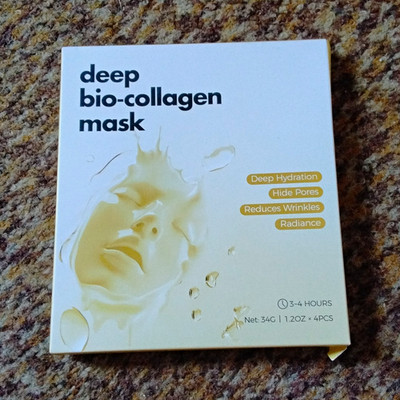 Deep Bio-Collagen Hydrating Mask Sheet 4pcs 1.2oz Anti-Aging Wrinkles