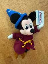 Sorcerer Mickey Mouse Disney Beanie Baby New w Tags Disney Store