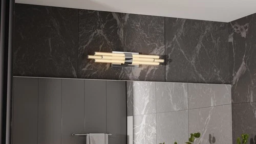 Quoizel PCTAL8624 Talbott 8 Light 24"W LED Bath Bar - Chrome - Picture 6 of 12