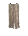 Zara Snake Print Wide Leg Pants Women's M High Rise 100% Viscose — photo 1