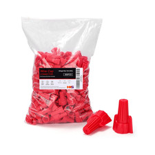 300 PCS Red Wire Nuts - AWG 18-8 Winged Electrical Wire End Connectors - Twist-O