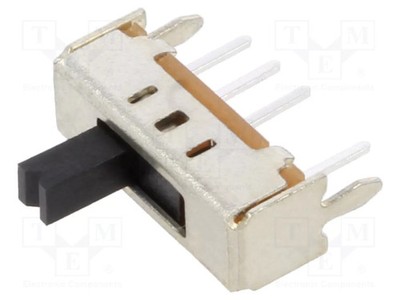 Pos: 3 SP3T 0,1A/12VDC THT ON-ON-ON Schalter: Schiebeschalter