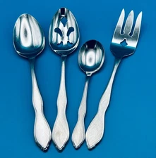 4 Pc Oneida TWILIGHT Hostess Serving Set Stainless Flatware Silverware