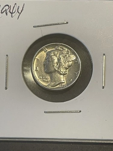 1944 Brilliant Uncirculated 90% silver Mercury dime X2777