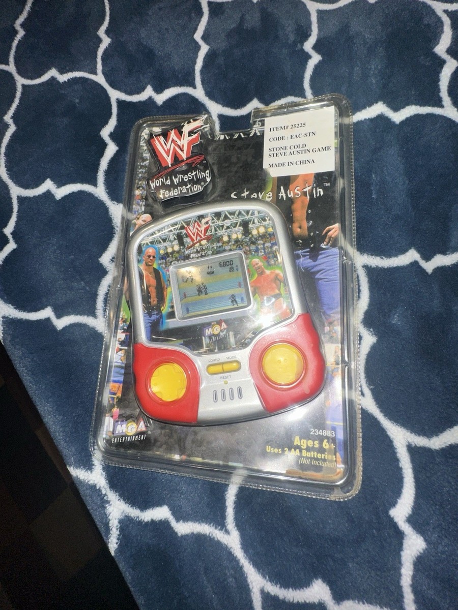 WWE WWF Stone Cold Steve Austin LCD Handheld Game 1998 T1812 for