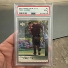 2001 Upper Deck Tiger Woods Rookie RC Card #1 PSA 9 Mint Clean! GOAT! 🔥🔥