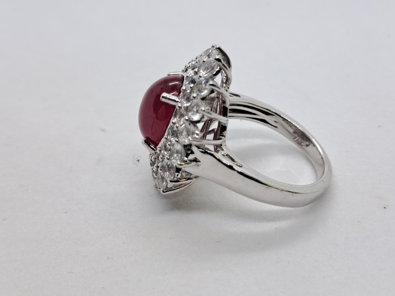 Large Red Ruby Chuck Clemency STS Solid 925 Sterl… - image 11