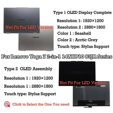 LCD Touch Screen Full Assembly Complete Lenovo Yoga 7 2-in-1 14AKP10 83JR000KFR