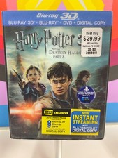 Harry Potter and the Deathly Hallows: Part 2 (3D / Blu-Ray / DVD) NEW w/slip