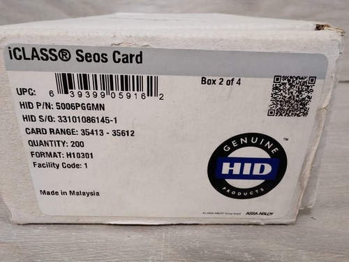 HID SOES IP 5006PGGMN ICLASS SEOS CARD - NEW W/O BOX - Picture 9 of 10