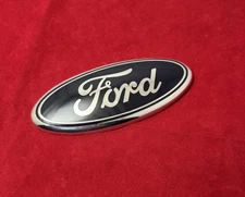 Ford 7" Nameplate Front Tailgate Rear Grille Badge Emblem Black Truck Logo