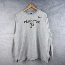 Princeton University Sweatshirt Mens XXL Nike Corner Swoosh Ivy League Pullover