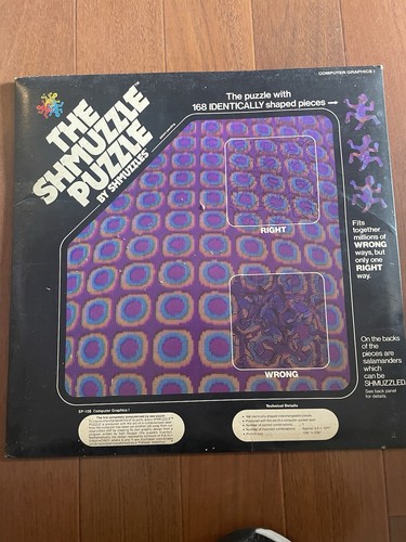 Vtg 1981 COMPUTER GRAPHICS 1 SHMUZZLE PUZZLE by SHMUZZLES, Inc COMPLETE NEW