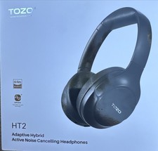 TOZO HT2 Hybrid Active Noise Cancelling Headphones, Wireless Over Ear Bluetooth