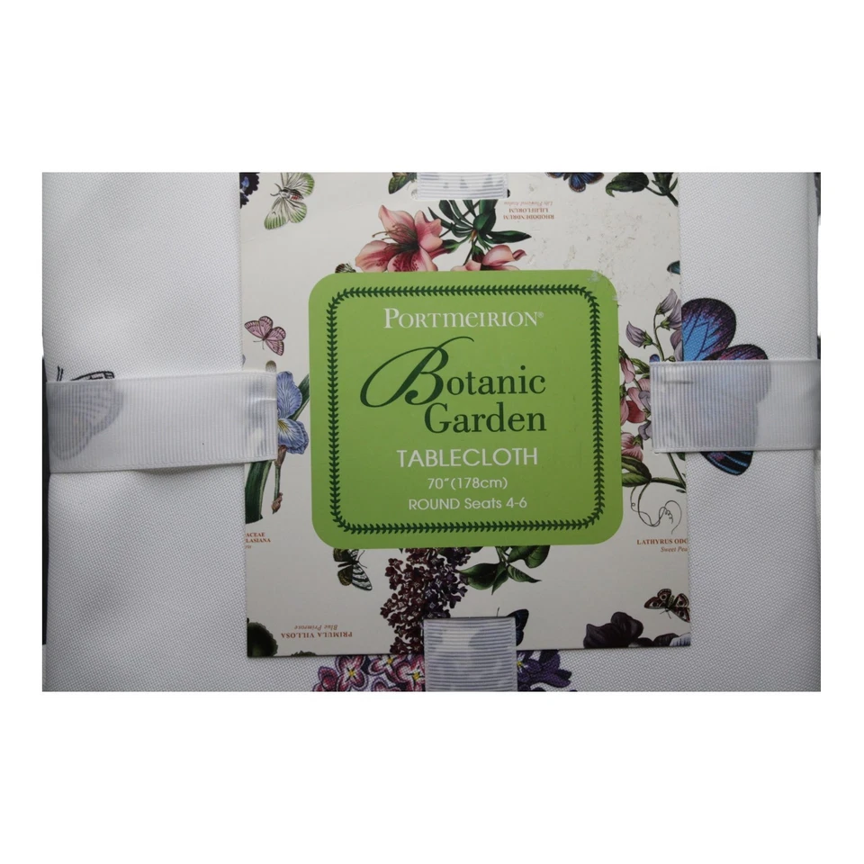 Portmeirion Jardín Botánico 70” Mantel Redondo Asientos 4-6 Nuevo en Paquete Foto 2 de 4
