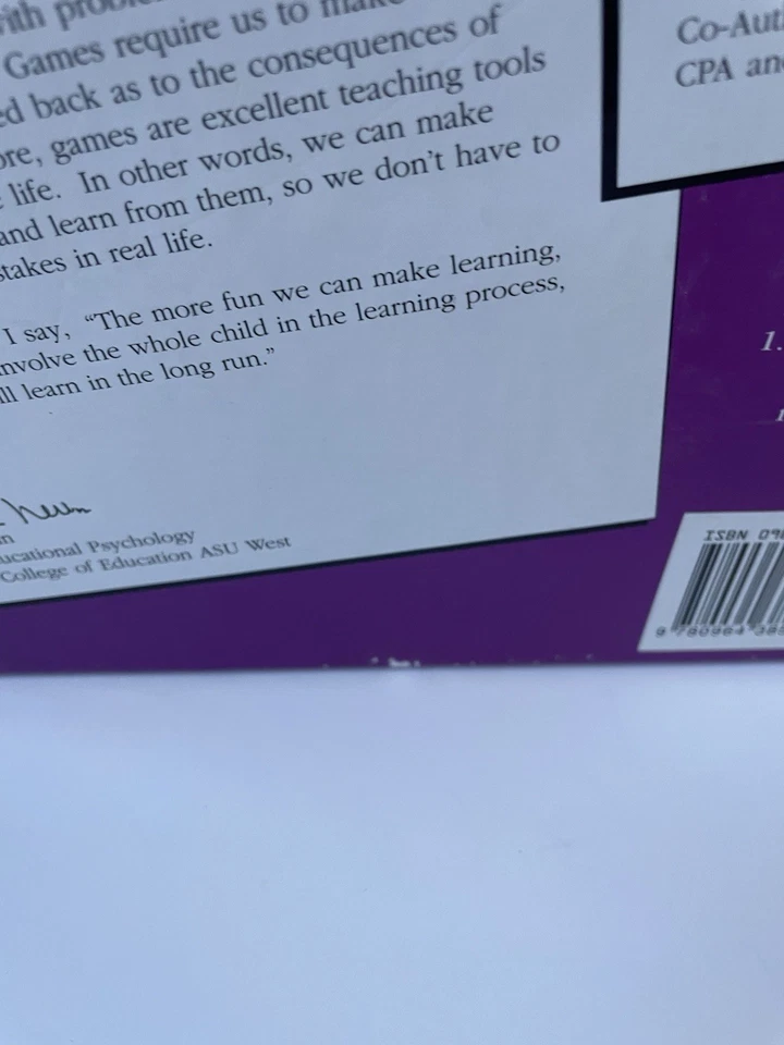 Fluxo de caixa para crianças jogo de tabuleiro pai rico pai pobre -Robert Kiyosaki- quase completo - Imagem 4 de 4